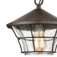 ELK SHOWROOM 45512/1 Gavin 10'' Wide 1-Light Outdoor Pendant - Hazelnut Bronze