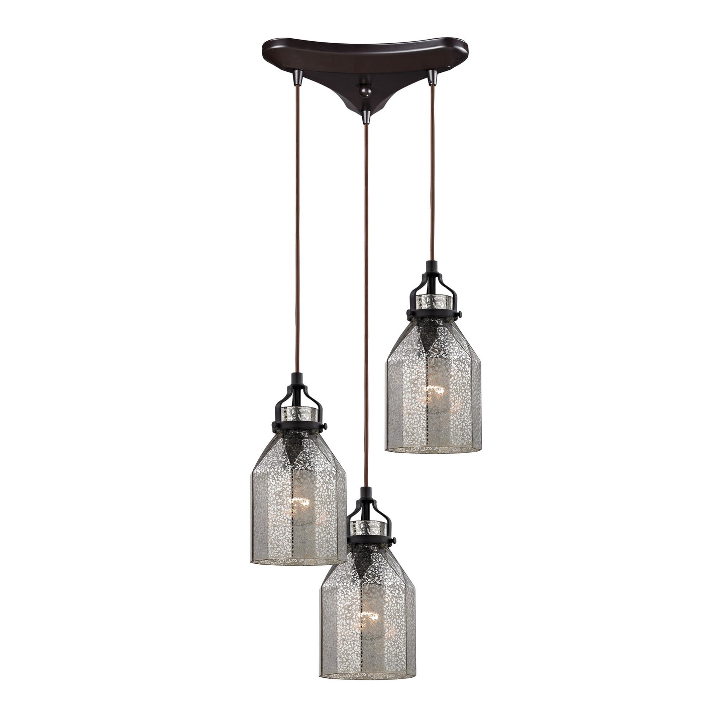 ELK SHOWROOM 46009/3 Danica 10'' Wide 3-Light Pendant - Oil Rubbed Bronze