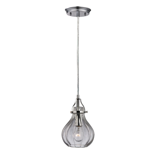 ELK SHOWROOM 46014/1 Danica 6'' Wide 1-Light Pendant - Polished Chrome