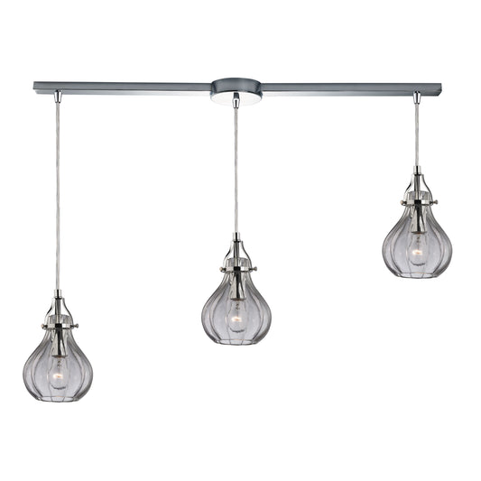 ELK SHOWROOM 46014/3L Danica 36'' Wide 3-Light Pendant - Polished Chrome