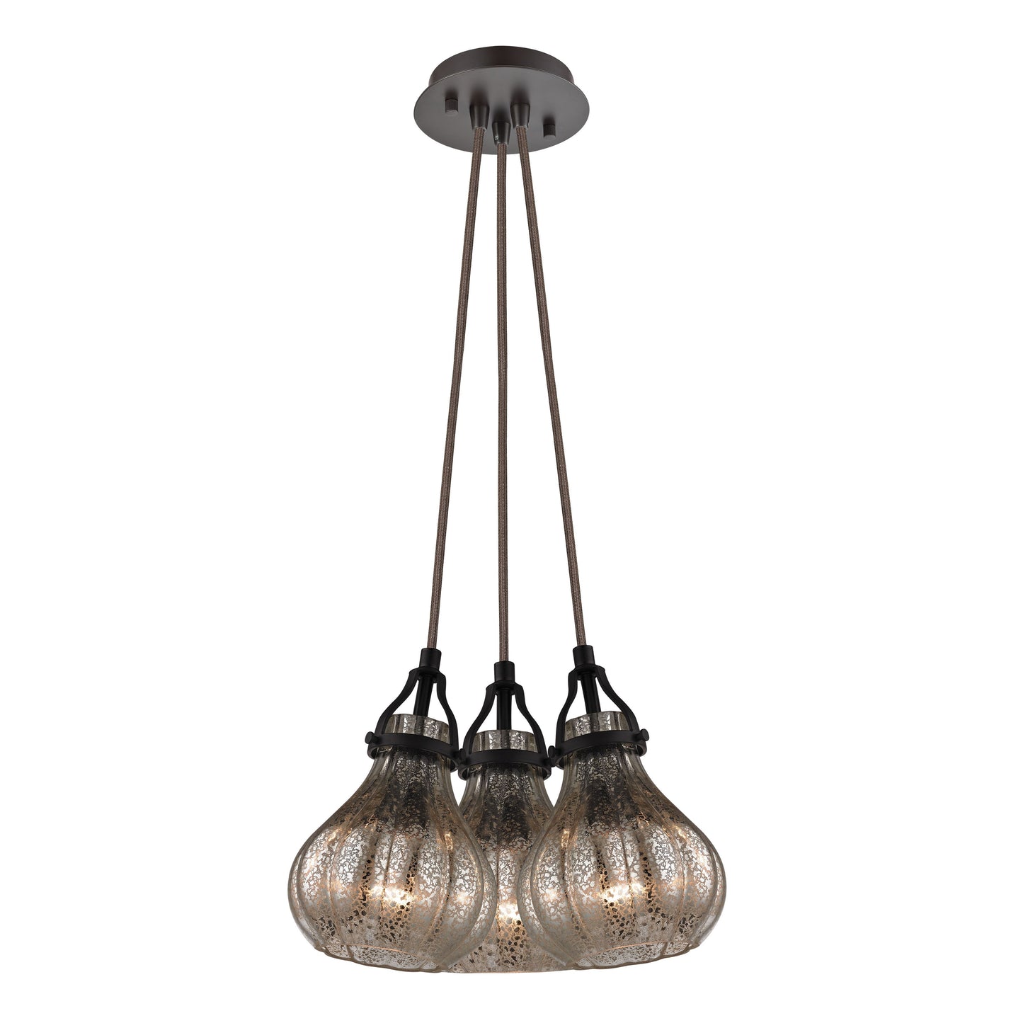 ELK SHOWROOM 46024/3SR Danica 13'' Wide 3-Light Pendant - Oil Rubbed Bronze