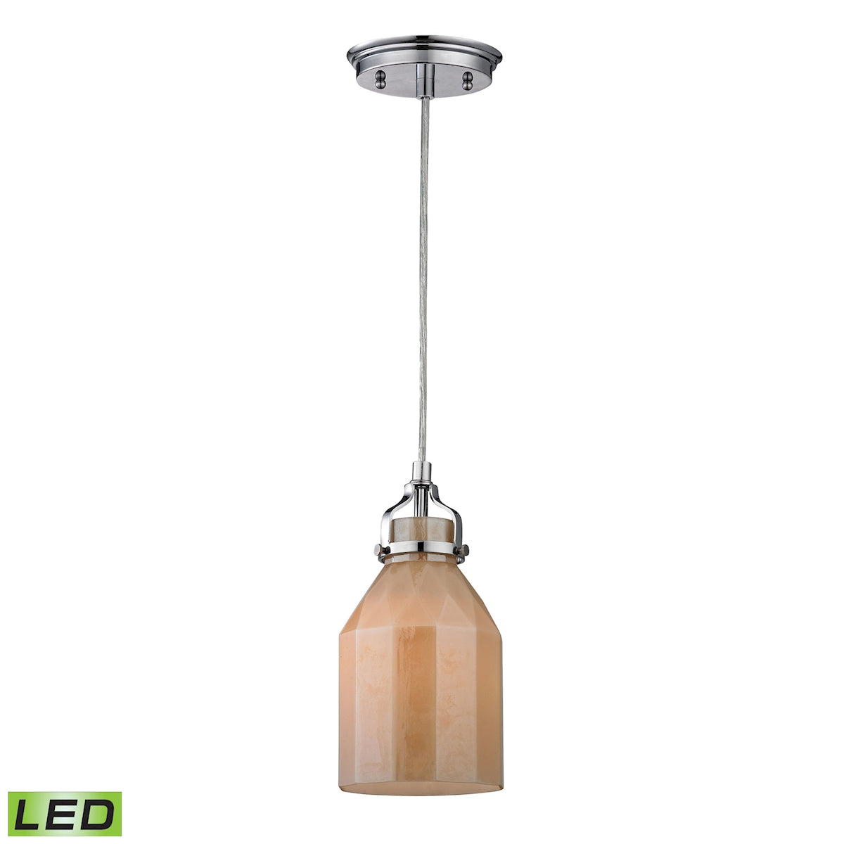 ELK SHOWROOM 46029/1-LED Danica 5'' Wide 1-Light Pendant - Amber