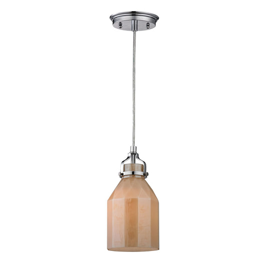 ELK SHOWROOM 46029/1 Danica 5'' Wide 1-Light Pendant - Amber