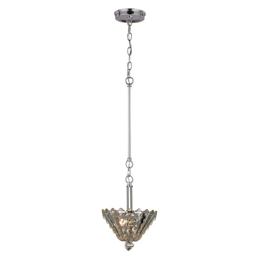 ELK SHOWROOM 46051/2 Riva 9'' Wide 2-Light Mini Pendant - Chrome