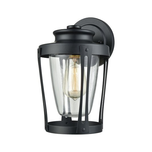 ELK SHOWROOM 46090/1 Fullerton 11'' High 1-Light Outdoor Sconce - Matte Black