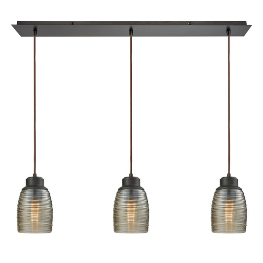 ELK SHOWROOM 46216/3LP Muncie 36'' Wide 3-Light Pendant - Oil Rubbed Bronze