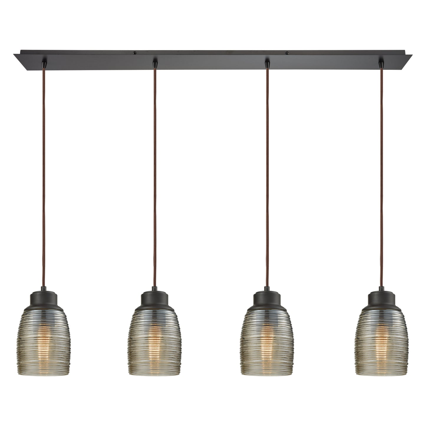 ELK SHOWROOM 46216/4LP Muncie 46'' Wide 4-Light Pendant - Oil Rubbed Bronze