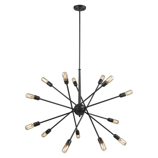 ELK SHOWROOM 46229/14 Delphine 38'' Wide 14-Light Chandelier - Oil Rubbed Bronze