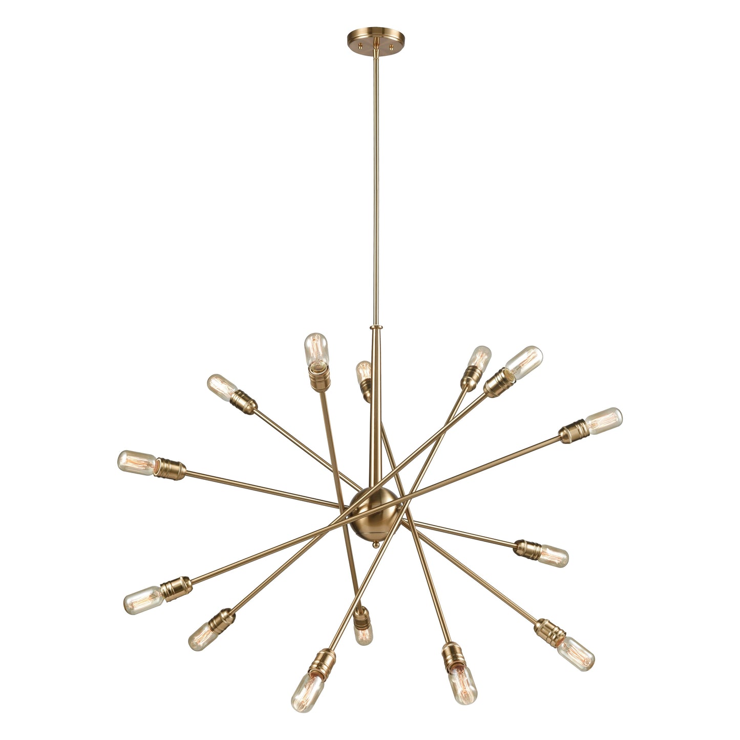 ELK SHOWROOM 46242/14 Delphine 38'' Wide 14-Light Chandelier - Satin Brass