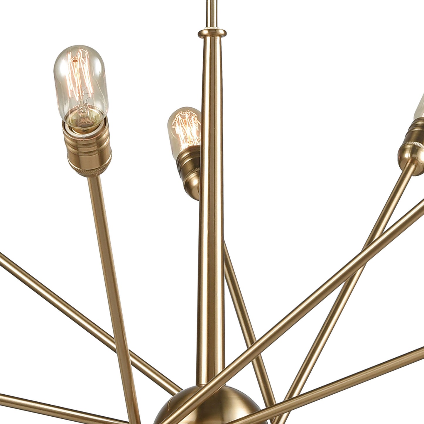 ELK SHOWROOM 46242/14 Delphine 38'' Wide 14-Light Chandelier - Satin Brass