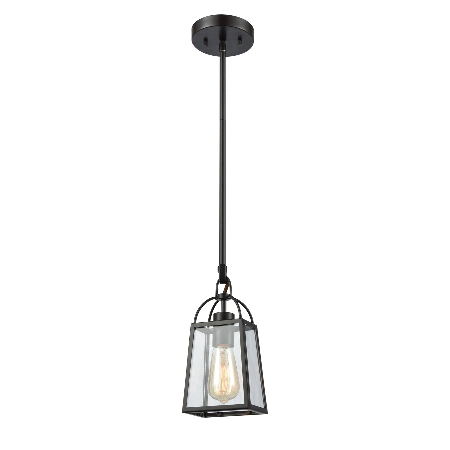 ELK SHOWROOM 46274/1 Barnside 5'' Wide 1-Light Mini Pendant - Oil Rubbed Bronze