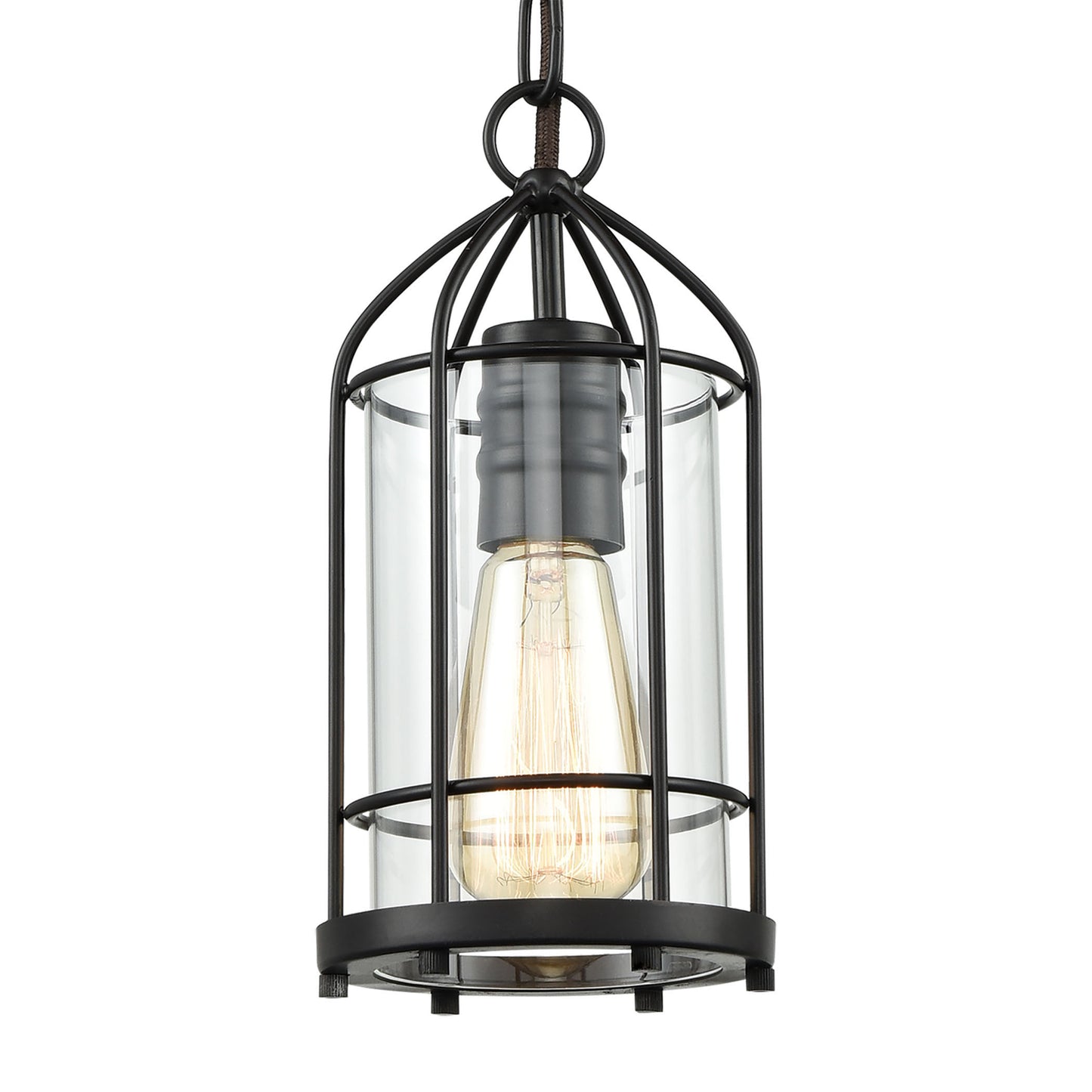 ELK SHOWROOM 46284/1 Southwick 5'' Wide 1-Light Mini Pendant - Oil Rubbed Bronze