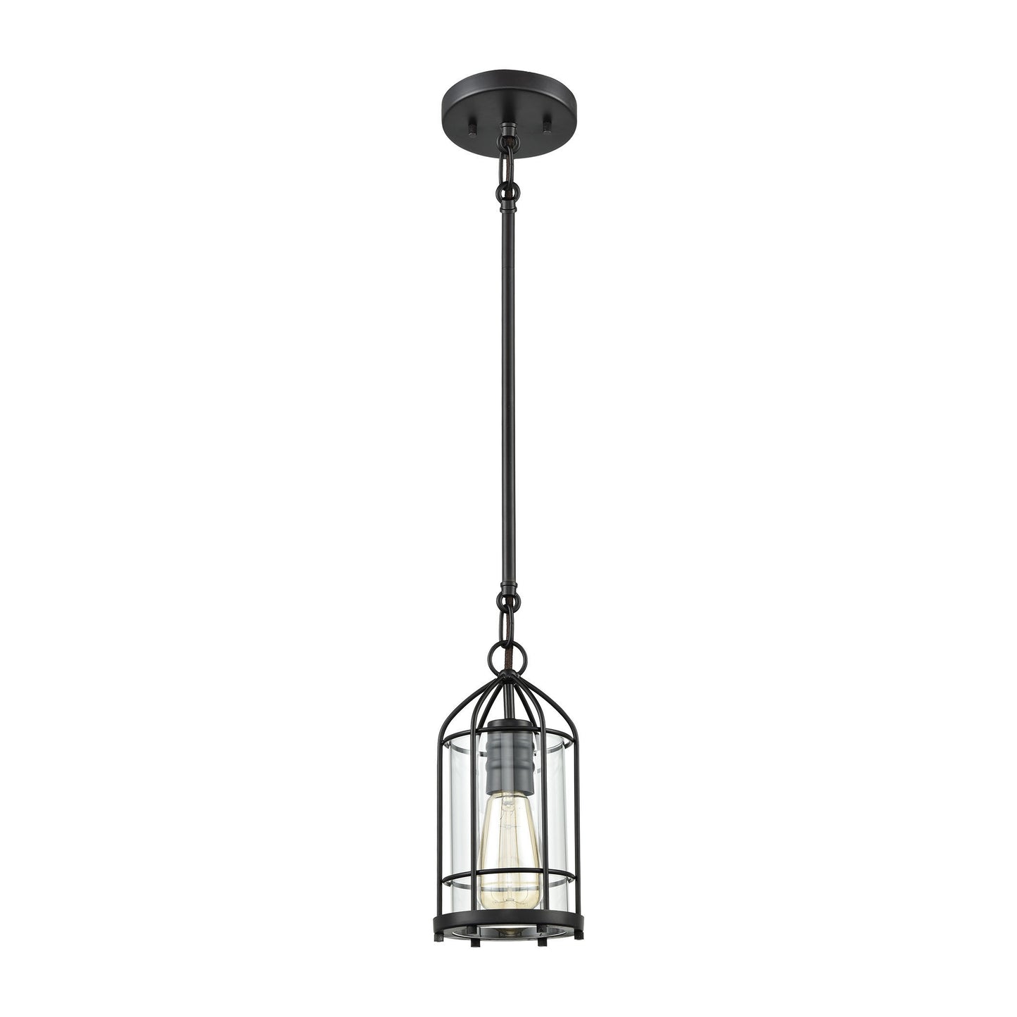 ELK SHOWROOM 46284/1 Southwick 5'' Wide 1-Light Mini Pendant - Oil Rubbed Bronze