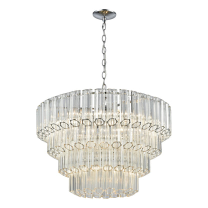 ELK SHOWROOM 46313/7 Carrington 26'' Wide 7-Light Chandelier - Polished Chrome