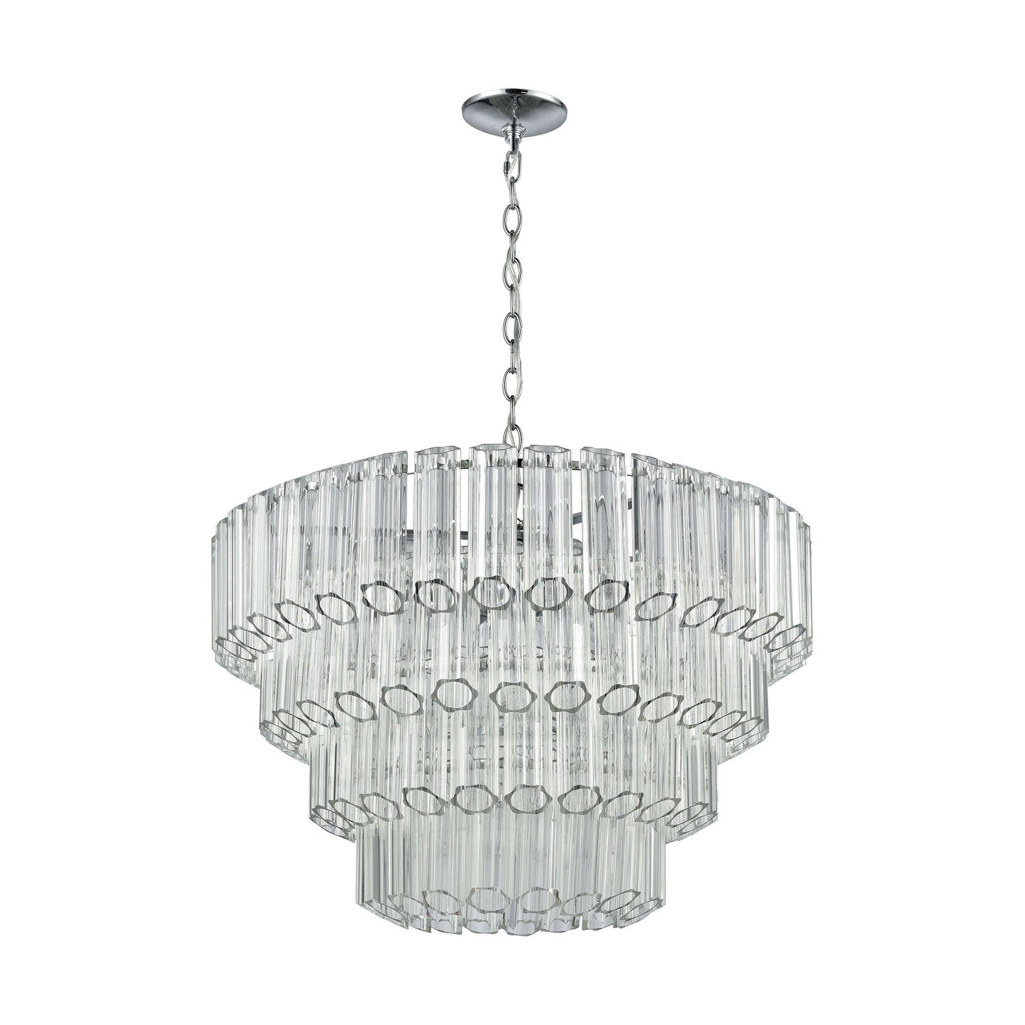 ELK SHOWROOM 46313/7 Carrington 26'' Wide 7-Light Chandelier - Polished Chrome