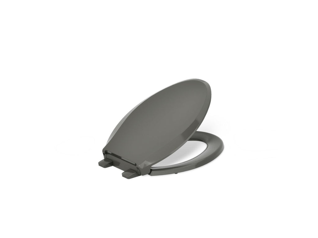 KOHLER K-4636-RL-58 Cachet Readylatch Quiet-Close Elongated Toilet Seat - Thunder Grey