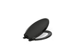 KOHLER K-4636-RL-7 Cachet Readylatch Quiet-Close Elongated Toilet Seat - Black Black