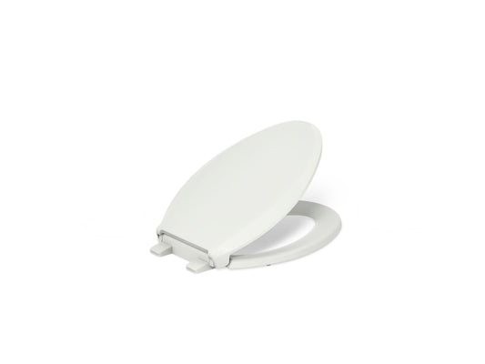 KOHLER K-4636-RL-NY Cachet ReadyLatch Quiet-Close elongated toilet seat - Dune