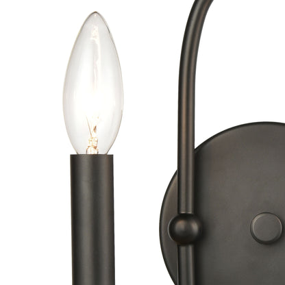 ELK SHOWROOM 46381/2 Wickshire 14'' High 2-Light Sconce - Matte Black