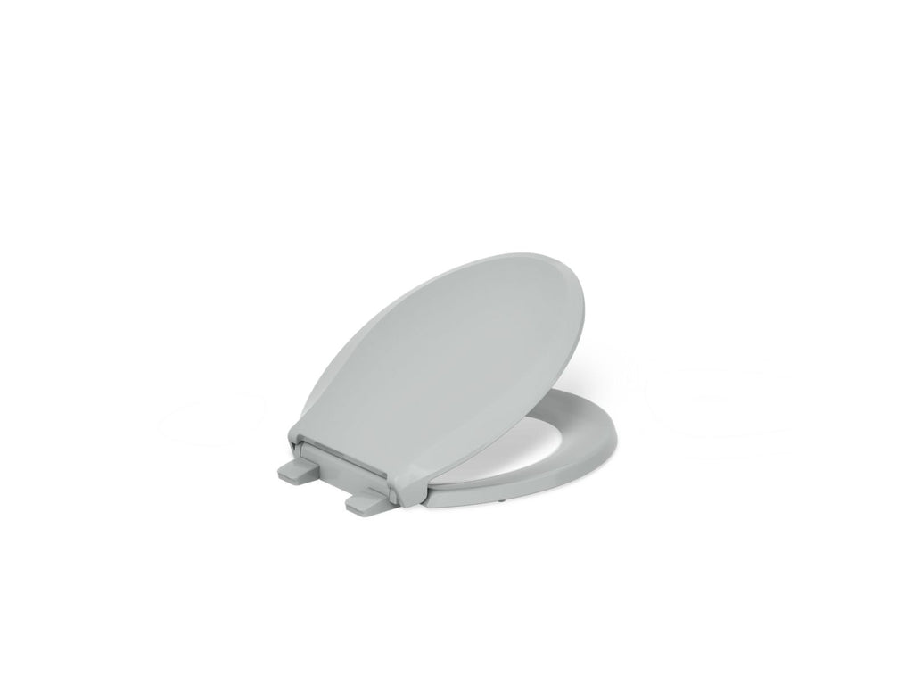 KOHLER K-4639-RL-95 Cachet Readylatch Quiet-Close Round-Front Toilet Seat - Ice Grey