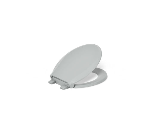 KOHLER K-4639-RL-95 Cachet ReadyLatch Quiet-Close round-front toilet seat - Ice Grey