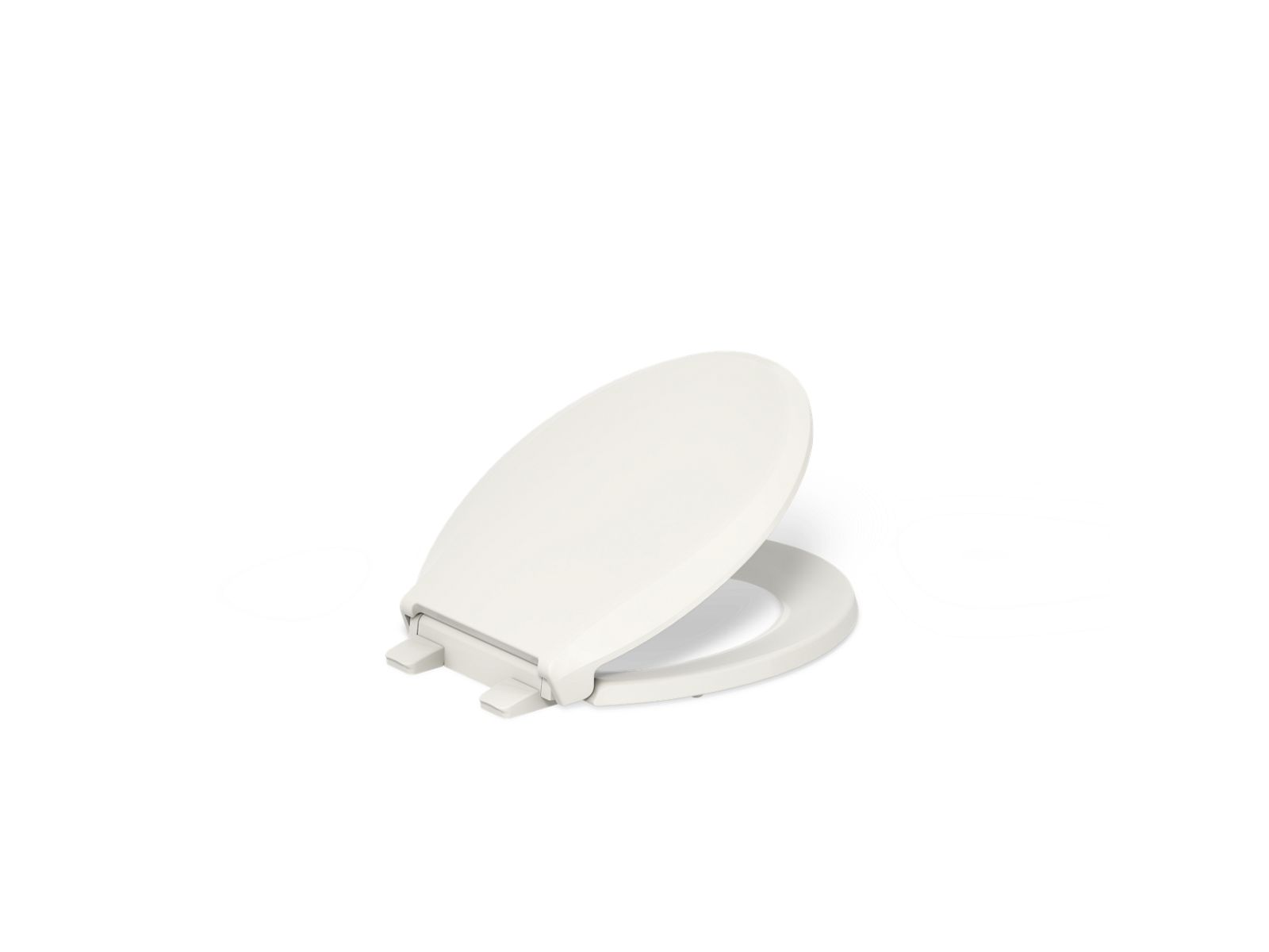 KOHLER K-4639-RL-96 Cachet Readylatch Quiet-Close Round-Front Toilet Seat - Biscuit