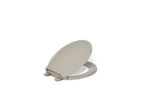 KOHLER K-4639-RL-G9 Cachet Readylatch Quiet-Close Round-Front Toilet Seat - Sandbar