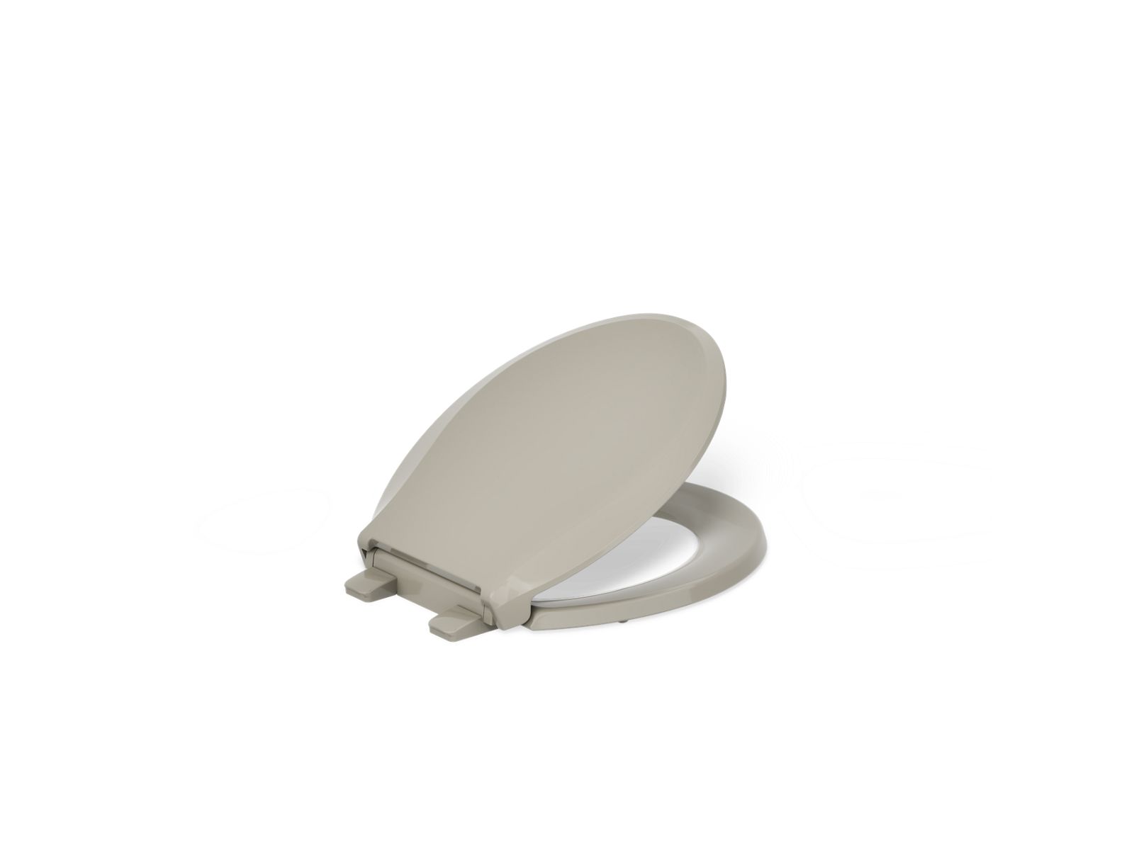 KOHLER K-4639-RL-G9 Cachet Readylatch Quiet-Close Round-Front Toilet Seat - Sandbar