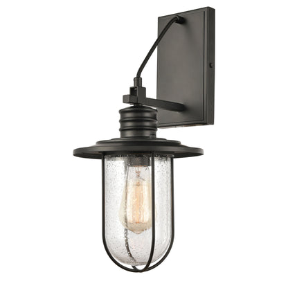 ELK SHOWROOM 46401/1 Lakeshore Drive 18'' High 1-Light Sconce - Matte Black