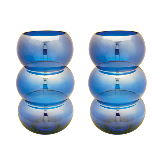 ELK SIGNATURE 464075/S2 Cobalt Ring Votives (Set of 2)