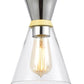 ELK SHOWROOM 46483/1 Modley 6'' Wide 1-Light Mini Pendant - Polished Chrome