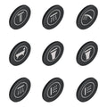 GROHE 14077XH0 SmartControl Icon Caps - Frosted Granite