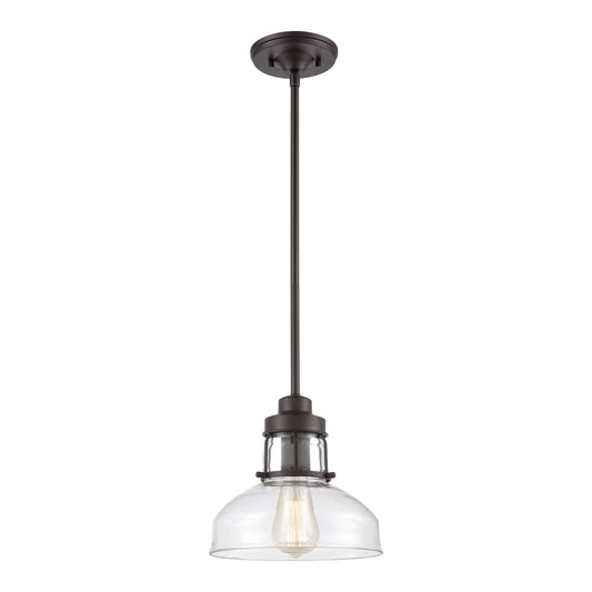 ELK SHOWROOM 46565/1 Manhattan Boutique 9'' Wide 1-Light Mini Pendant - Oil Rubbed Bronze