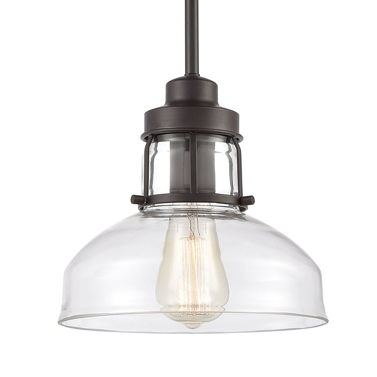 ELK SHOWROOM 46565/1 Manhattan Boutique 9'' Wide 1-Light Mini Pendant - Oil Rubbed Bronze