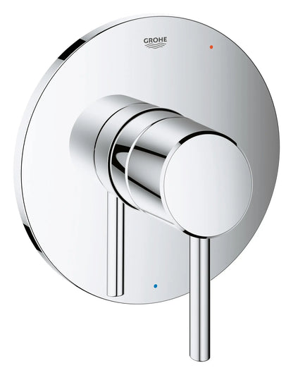 GROHE 14468000 Concetto Pressure Balance Valve Trim with Cartridge - Chrome
