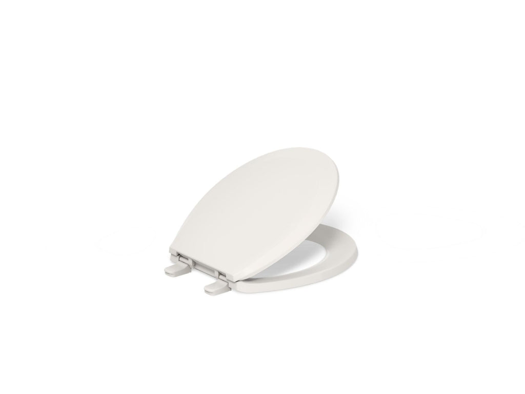KOHLER K-4662-55 Lustra Quick-Release Round-Front Toilet Seat - Innocent Blush