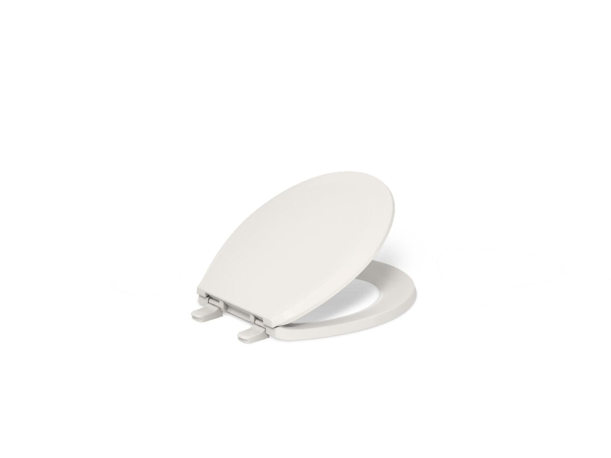 KOHLER K-4662-55 Lustra Quick-Release Round-Front Toilet Seat - Innocent Blush