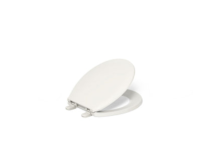 KOHLER K-4662-96 Lustra Quick-Release round-front toilet seat - Biscuit
