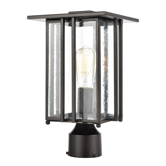 ELK SHOWROOM 46694/1 Radnor 14'' High 1-Light Outdoor Post Light - Matte Black