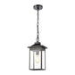 ELK SHOWROOM 46703/1 Lamplighter 8'' Wide 1-Light Outdoor Pendant - Matte Black