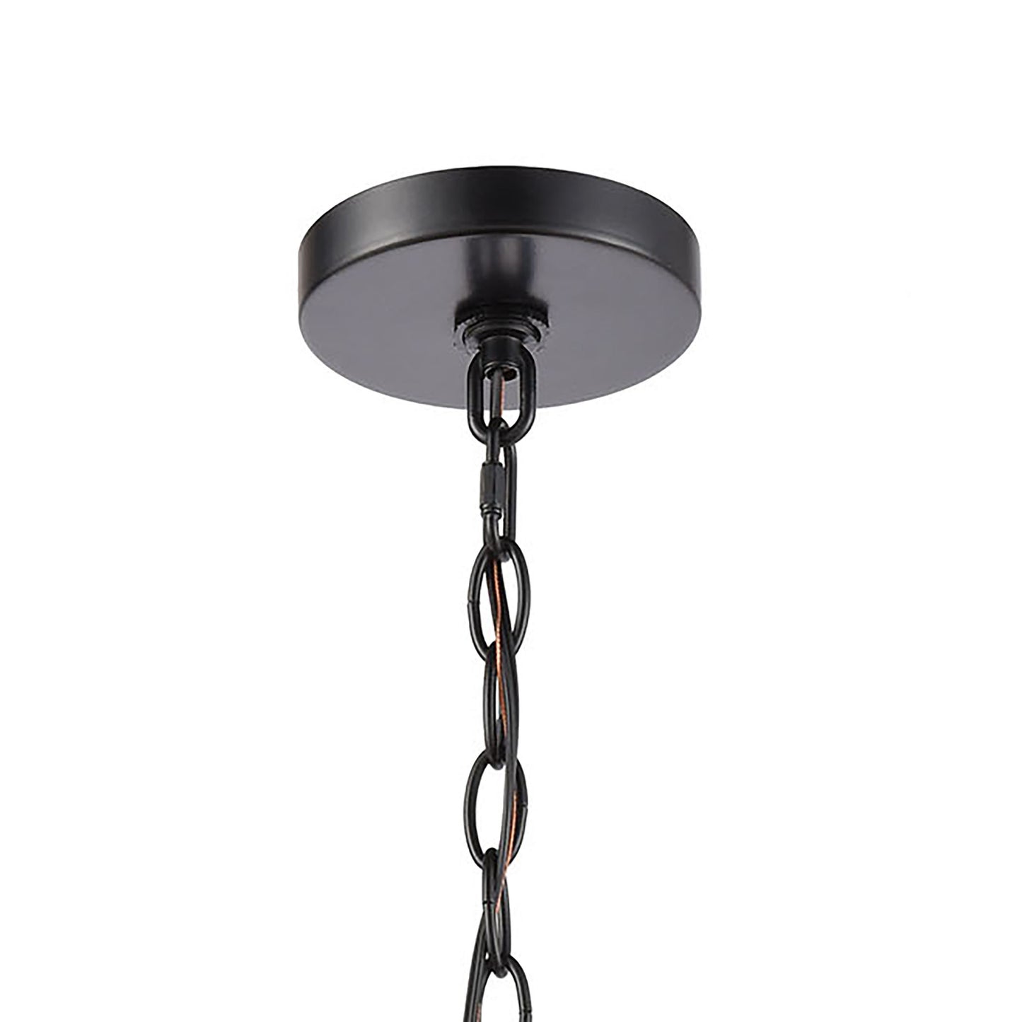 ELK SHOWROOM 46703/1 Lamplighter 8'' Wide 1-Light Outdoor Pendant - Matte Black