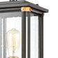 ELK SHOWROOM 46724/1 Vincentown 17'' High 1-Light Outdoor Post Light - Matte Black