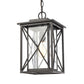 ELK SHOWROOM 46753/1 Carriage Light 9'' Wide 1-Light Outdoor Pendant - Matte Black