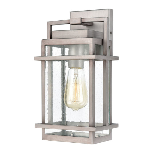 ELK SHOWROOM 46770/1 Breckenridge 14'' High 1-Light Outdoor Sconce - Weathered Zinc