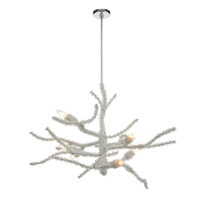 ELK SHOWROOM 46782/8 Winter's Spray 39'' Wide 8-Light Chandelier - Polished Chrome