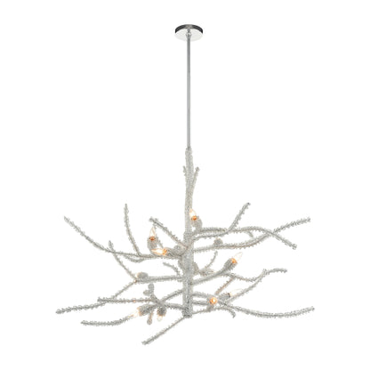 ELK SHOWROOM 46783/12 Winter's Spray 12-Light Chandelier in Polished Chrome