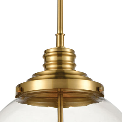 ELK SHOWROOM 46834/4 Chandra 13'' Wide 4-Light Pendant - Burnished Brass