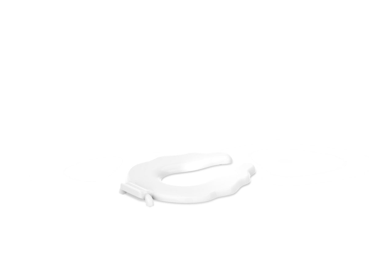 KOHLER K-4686-A-0 Primary Commercial Round-Front Toilet Seat With Antimicrobial Agent - White