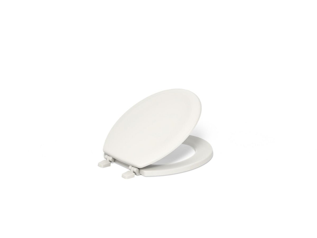 KOHLER K-4695-96 Ridgewood Round-Front Toilet Seat - Biscuit