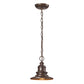 ELK SHOWROOM 47011/1 Marina 8'' Wide 1-Light Outdoor Pendant - Hazelnut Bronze